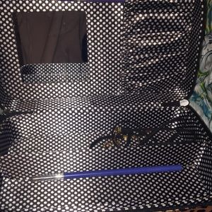 Leopard print make up case